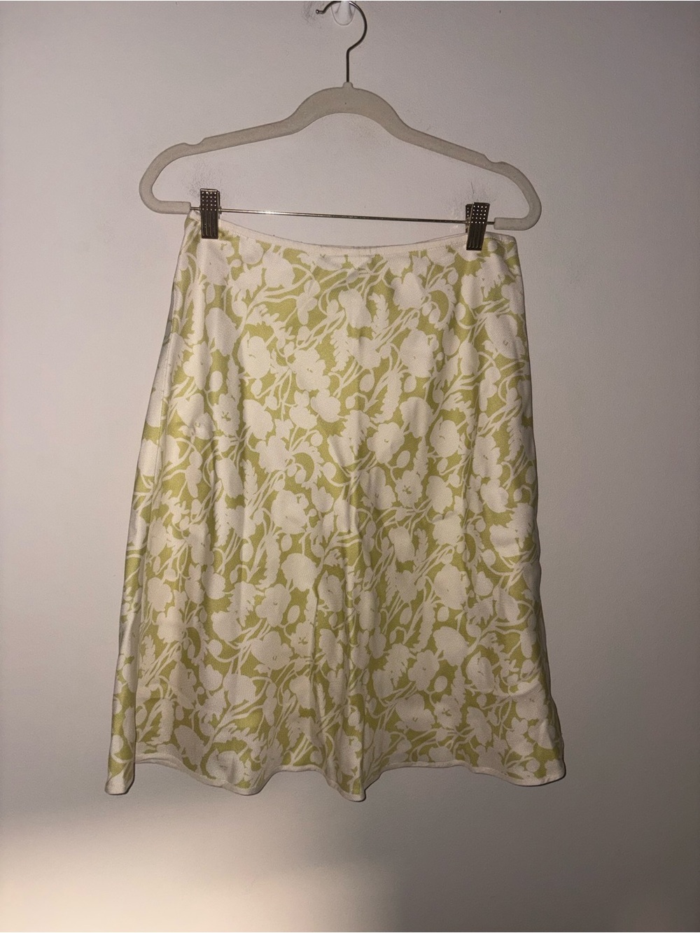 NWT Vintage Ann Taylor Floral Skirt 4 100% Silk
